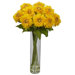 Sunflower with Cylinder Silk Flower Arrangement in Yellow