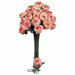 31" Large Rose Stem in Pink (Set of 12)