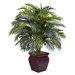 Areca with Decorative Planter Silk Plant