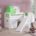Spielbett "Eliyas Indianer" mit Rutsche und Textilset