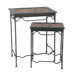 Leopard 2 Piece Nesting Tables