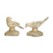 Two Piece Starling Statue Set