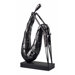 16" Metal Figurine in Blackened Silver