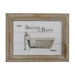 Savon De Bains Picture in Wooden Frame