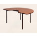 Kidney Shaped Tapered Leg Table