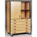 4000 Series Door/Drawer Storage Mobile Cabinet