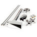 Brass Plumbing Rectangular Bottle P-Trap Kit