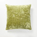 Green Fields Velvet Matelasse GRN Pillow
