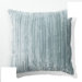 Illusion Venetian Velvet Pleated Pillow in Blue