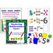Math And Shape Workbook and Card Sets