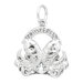 Sterling Silver Prosperity Fish Charm