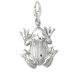 4 Grams Sterling Silver Frog Charm