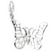 Sterling Silver Open Butterfly Charm