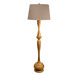 Wood Acacia Urn Floor Lamp