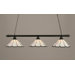 3 Light Round Kitchen Island Pendant