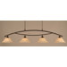 Bow 4 Light Kitchen Island Pendant