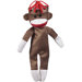 Crackle Heads Medium Canvas Monkey Dog Toy