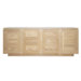 Natural 4 Door Sideboard