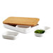 Bento Seven Piece Cut and Prep Bamboo Cutting Board and Prep Bowl Set
