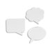 Talk Bubble Magnet (Set of 3)