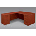 Fairplex Right / Left Bow Front L Executive Desk
