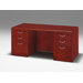 Summit-Cope Flat Packed Executive Desk with 6 Drawers
