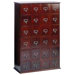 Library Style 24 Drawer Multimedia Cabinet