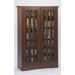 Glass Door Media Multimedia Cabinet