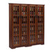 Glass Door Double Multimedia Cabinet