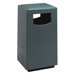 Fiberglass Series 30 Gallon Side Entry Square Receptacle
