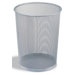 Round Wastebasket in Titanium