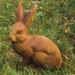 Animals Rabbit with Upright Ears Statue