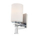 Crystal One Light Bath Vanity in Chrome