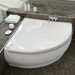 Fame Corner EcoMarmor� Bathtub with Towel Rail