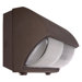 Induction Lighting 120 Volts Large One Light Outdoor Wall Light in Bronze