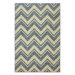Strata Blue Lascala Chevron Stripe Rug