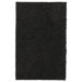 Super Texture Shag Black Solid Rug