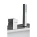 Quarto Deck Mount Hand Shower with Cube Control