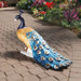 The Regal Peacock Garden Statue
