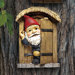 The Knothole Door Gnome Garden Welcome Tree Statue