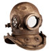 Replica Deep Sea Diver's Helmet in Antique Brass