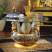 Three Heads of Tutankhamen Sculptural Coffee Table