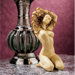 The Temptation of Medusa Sculpture in Faux Ivory