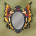 Twin Fairies Mirrored Wall Sculptue