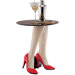 Fishnets and Heels Sculptural End Table
