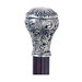 Ornate Ball Pewter Walking Stick