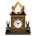 Anubis Egyptian Revival Sculptural Clock