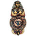 Medinet Habu Sculptural Egyptian Wall Clock