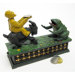 Frog and Goat Collectors' Die Cast Iron Mechanical Coin Bank