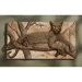 The Resting Leopard Sculptural Wall Frieze